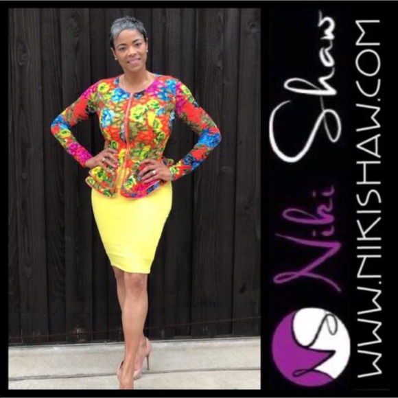 BLOSSOM Peplum Blazer www.nikishaw.com - Picture 2 of 3